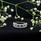 Rosec Jewels-Womens Lab Created Diamond Wedding Band With Certificate