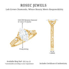 Rosec Jewels-Lab Grown Diamond Marquise Engagement Ring with Celtic Knot Detail
