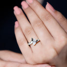 Rosec Jewels-Lab Diamond 5X10 MM Marquise Engagement Ring in Tension Mount Setting