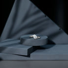 Rosec Jewels-Lab Diamond Engagement Bypass Cushion Engagement Ring