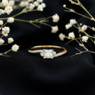Certified Lab Grown Diamond Promise Engagement Ring Lab - ( EF-VS ) - Rosec Jewels