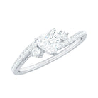 Rosec Jewels-Lab Diamond Bypass Heart Engagement Ring