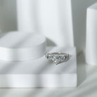 Rosec Jewels-Certified 7 MM Lab Grown Diamond Heart Shaped Engagement Ring