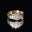 Lab Grown Diamond Trio Wedding Ring Set For Bride Lab - ( EF-VS ) - Rosec Jewels