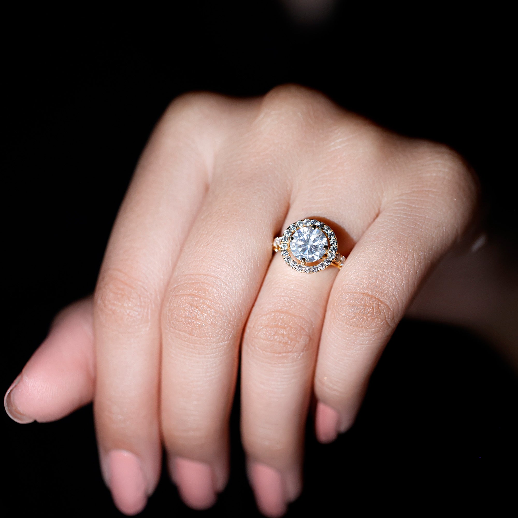 Rosec Jewels-2 Carat Ethical Diamond Circle Engagement Ring