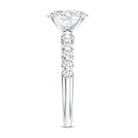 Rosec Jewels-Oval 2 Carat Lab Grown Diamond Solitaire Engagement Ring IGI Certified