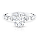 Rosec Jewels-Oval 2 Carat Lab Grown Diamond Solitaire Engagement Ring IGI Certified