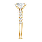 Rosec Jewels-Oval 2 Carat Lab Grown Diamond Solitaire Engagement Ring IGI Certified