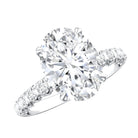 Rosec Jewels-Lab Grown Diamond Oblong Engagement Ring 3 Carat with IGI Certificate