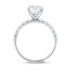 Rosec Jewels-Lab Grown Diamond Oblong Engagement Ring 3 Carat with IGI Certificate