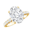 Rosec Jewels-Lab Grown Diamond Oblong Engagement Ring 3 Carat with IGI Certificate