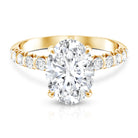 Rosec Jewels-Lab Grown Diamond Oblong Engagement Ring 3 Carat with IGI Certificate