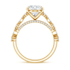 Rosec Jewels-3 Carat Oval Lab Grown Diamond Statement Engagement Ring with IGI Certificate
