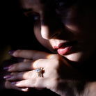 Rosec Jewels-Oval Shaped 1 Carat Lab Grown Diamond Bridal Ring Set with IGI Certificate