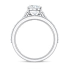 Rosec Jewels-IGI Graded 2 Carat Lab Grown Diamond Oval Engagement Ring Set