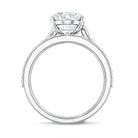 Rosec Jewels-3 Carat IGI Certified Lab Grown Diamond Oval Wedding Ring Set for Her