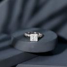 Rosec Jewels-Princess Cut Lab Grown Diamond 4 Carat Engagement Ring IGI Certified