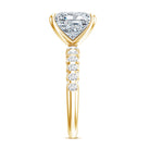Princess Cut 5 Carat Lab Grown Big Diamond Engagement Ring IGI Certified Lab - ( E-VS1 ) - Rosec Jewels