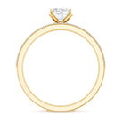 Rosec Jewels-IGI Certified 1 Carat Lab Grown Diamond Engagement Ring with Wedding Band Set
