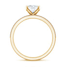 Rosec Jewels-IGI Certified 2 Carat Lab Grown Diamond Oval Wedding Ring Set