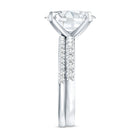Rosec Jewels-3 Carat Oval Shaped Lab Grown Diamond Bridal Ring Set with IGI Certificate