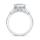 Rosec Jewels-IGI Certified Big 5 Carat Lab Grown Diamond Princess Cut Engagement Ring with Split Shank