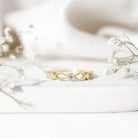 Rosec Jewels-Infinity Inspired Lab Grown Diamond Stackable Ring for Women