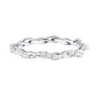 Rosec Jewels-Lab Grown Twisted Diamond Stackable Ring
