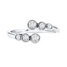 Rosec Jewels-Bezel Set Lab Grown Diamond Anniversary Ring for Women