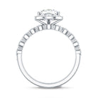 Rosec Jewels-2 Carat Lab Grown Diamond Teardrop Wedding Ring Set with IGI Certificate