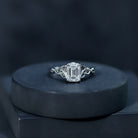 Rosec Jewels-2 Carat Emerald Cut Lab Grown Diamond Celtic Engagement Ring with IGI Certificate