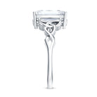 3 Carat Lab Created Diamond Celtic Design Engagement Ring with IGI Certificate Lab - ( E-VS1 ) - Rosec Jewels
