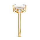 IGI Certified Emerald Cut Lab Grown Diamond Statement Engagement Ring 5 Carat Lab - ( E-VS1 ) - Rosec Jewels