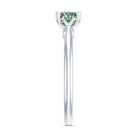Rosec Jewels-IGI Certified Lab Grown Green Diamond 1 Carat Solitaire Ring for Women