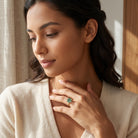 Solitaire 2 Carat Engagement Ring with IGI Certified Lab Grown Green Diamond VS1 - Rosec Jewels