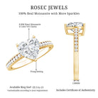 Rosec Jewels-IGI Certified 2 Carat Lab Grown Diamond Heart Engagement Ring for Women