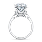 Huge 5 Carat Princess Cut Engagement Ring with IGI Certified Solitaire Lab Grown Diamond Lab - ( E-VS1 ) - Rosec Jewels