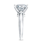Huge 5 Carat Princess Cut Engagement Ring with IGI Certified Solitaire Lab Grown Diamond Lab - ( E-VS1 ) - Rosec Jewels