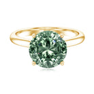 Rosec Jewels-IGI Certified Lab Green Diamond Big Engagement Ring 5 Carat