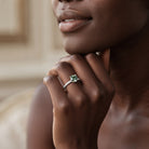 Round 2 Carat Lab Grown Green Diamond Engagement Ring with IGI Certificate Vivid Green - VS1 - Rosec Jewels