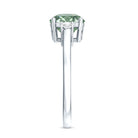 2 Carat Green Diamond Round Engagement Ring with IGI Certificate Vivid Green - VS1 - Rosec Jewels