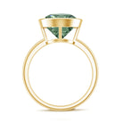 IGI Certified Solitaire Lab Grown Green Diamond Huge Engagement Ring 5 Carat Vivid Green - VS1 - Rosec Jewels