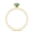 Rosec Jewels-IGI Certified 1 Carat Lab Grown Green Diamond Ring Solitaire