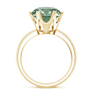 Rosec Jewels-IGI Certified Solitaire Lab Grown Green Diamond Big Engagement Ring 4 Carat