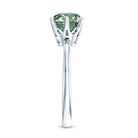 Rosec Jewels-2 Carat Lab Grown Vivid Green Diamond Solitaire Engagement Ring with IGI Certificate