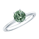 Rosec Jewels-Lab Grown Green Diamond 1 Carat Solitaire Ring with IGI Certificate