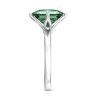 3 Carat Lab Grown Vivid Green Diamond Princess Cut Engagement Ring with IGI Certificate Vivid Green - VS1 - Rosec Jewels