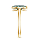 Rosec Jewels-Lab Created 1 Carat Green Diamond Marquise Cut Solitaire Engagement Ring IGI Certified