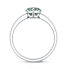Rosec Jewels-3 Carat Marquise Cut Lab Grown Green Diamond Solitaire Engagement Ring IGI Certified