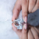 Big 5 Carat Lab Grown Diamond Heart Shaped Engagement Ring with IGI Certificate Lab - ( E-VS1 ) - Rosec Jewels